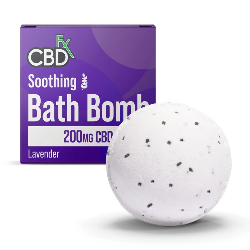 CBDfx Soothing Lavendar Bath Bomb–200mg