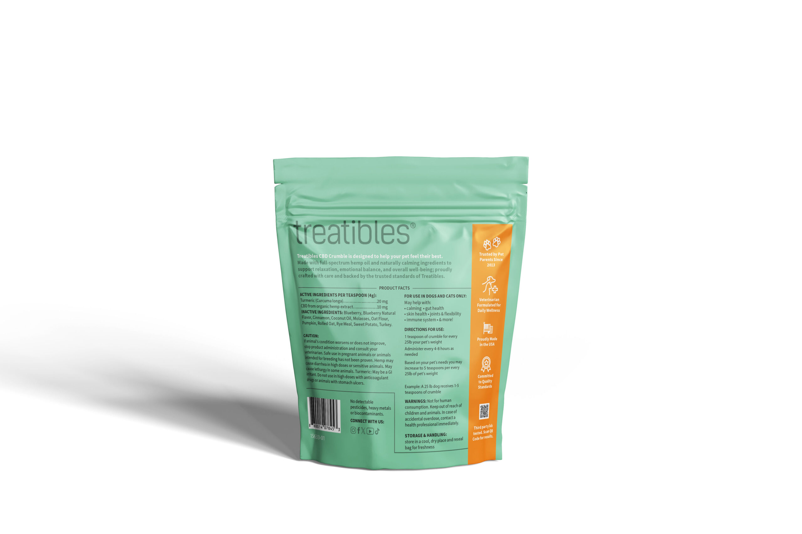 TREATIBLES-Extra Strength Crumble-10mg of Turkey Flavor - Image 2